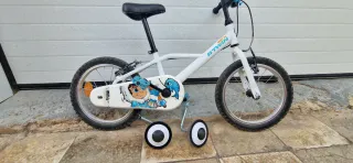 Bicicleta infantil blanca