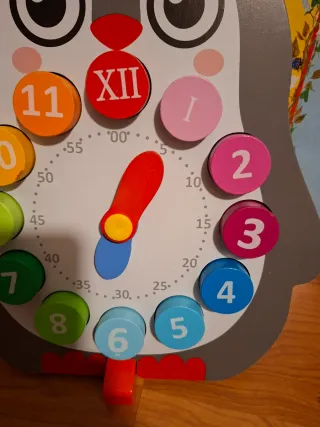 Reloj Montessori Juguete Educativo