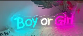 Lampada Neon LED "Boy or Girl"