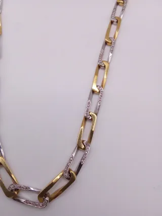 Collar Oro 18k y Brillantes