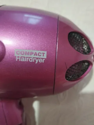 Secador de pelo Tahe rosa y negro