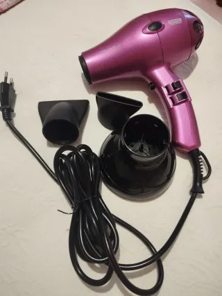 Secador de pelo Tahe rosa y negro