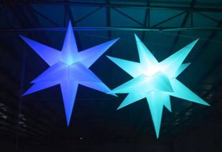 Alquiler estrellas led para festivales y fiestas