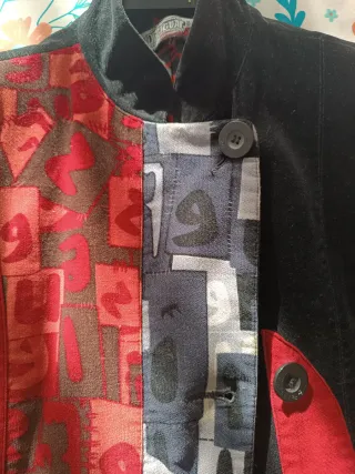 Abrigo Desigual Patchwork Talla 44