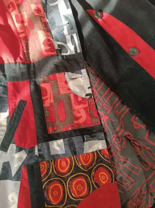 Abrigo Desigual Patchwork Talla 44