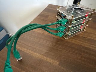 cluster de 3 Raspberry Pi 4 8GB