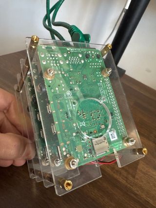 cluster de 3 Raspberry Pi 4 8GB