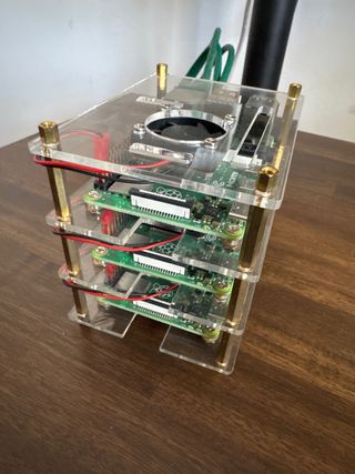 cluster de 3 Raspberry Pi 4 8GB