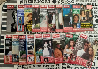 18 revistas antiguas años 90,semana y hola