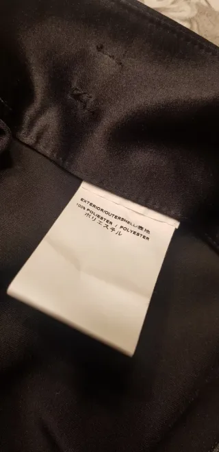 Pantalón fiesta negro satinado