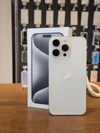 IPHONE 15 PRO 1TB BIANCO 100% BATTERIA