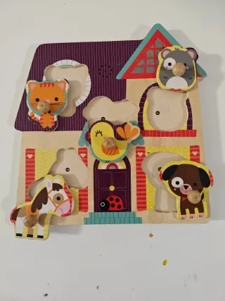 Puzzle de madera con animales Janod – con sonidos