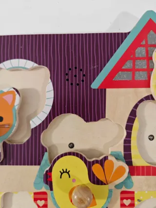 Puzzle de madera con animales Janod – con sonidos