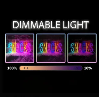 Lampada Neon LED SNACKS Multicolor