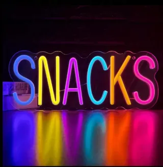 Lampada Neon LED SNACKS Multicolor
