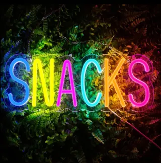 Lampada Neon LED SNACKS Multicolor