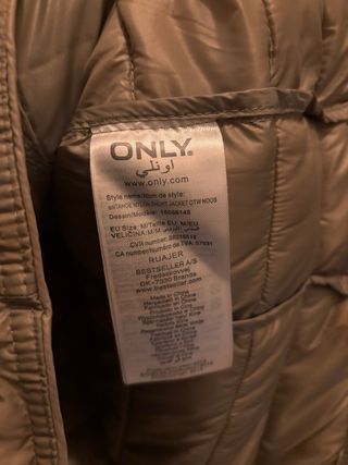 Piumino ONLY beige taglia M nuovo
