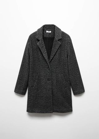 Abrigo largo Mango gris