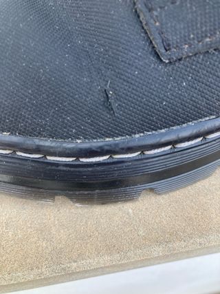 Botas Dr. Martens Negras Veganas ( de tela )