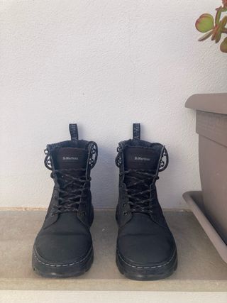 Botas Dr. Martens Negras Veganas ( de tela )