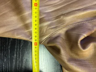 Giacca ecopelle marrone donna S