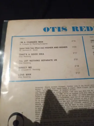 Vinilo LP Otis Redding Love Man