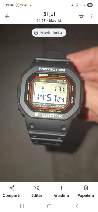 Casio G-Shock DW-5000 R