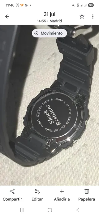 Casio G-Shock DW-5000 R