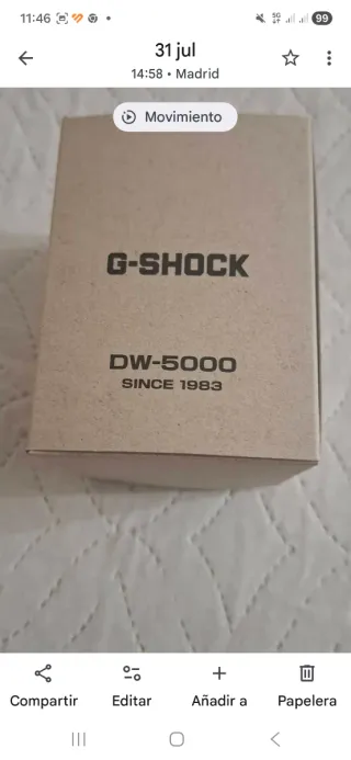 Casio G-Shock DW-5000 R