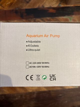 Pompa Aria Acquario 4 Uscite