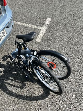 Bici plegable B'Twin 20 - COMO NUEVA