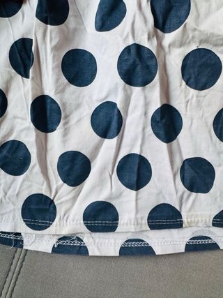 Vestido vintage lunares 6-9 años
