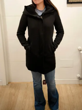 Abrigo negro Only
