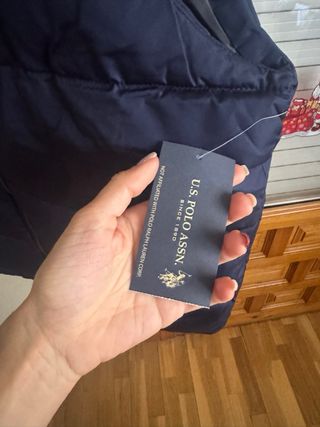 Chaleco de plumas Polo Talla L Hombre