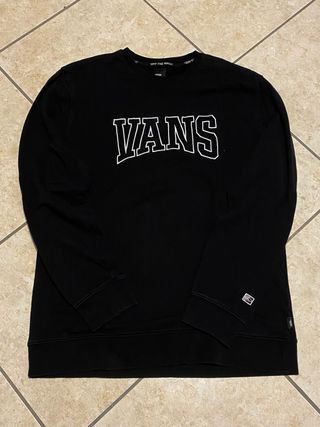Felpa Vans nera con ricamo