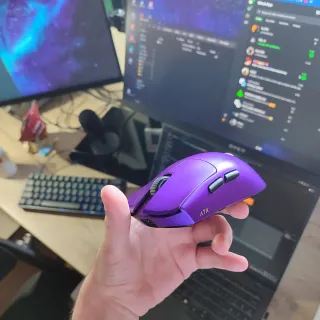 Ratón ATK X1 Ultimate Morado 8k