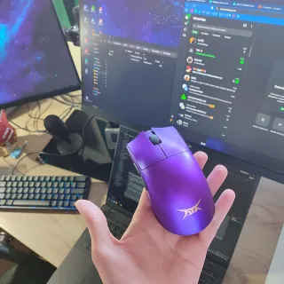 Ratón ATK X1 Ultimate Morado 8k