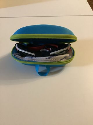 Gafas de esquí con funda