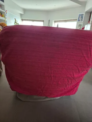 Coppia copripoltrone natalizie rosse