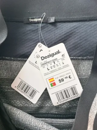 Falda Desigual Negra Talla L, A Estrenar