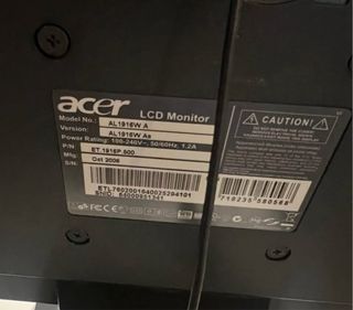 Pantalla Acer AL1916 Plata