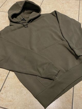 Felpa con cappuccio Pull&Bear verde oliva