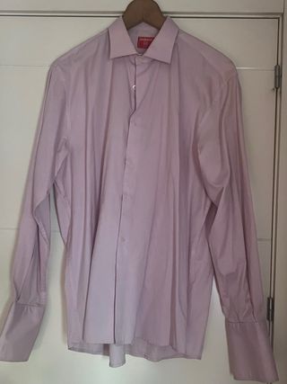 Camisa ZARA rosa hombre