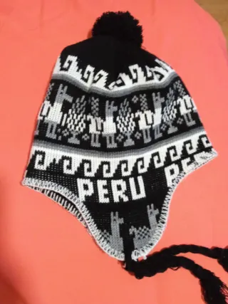 Gorro de lana tejido Perú