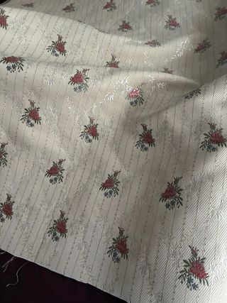 Tela fallera blanca para justillo o chaleco