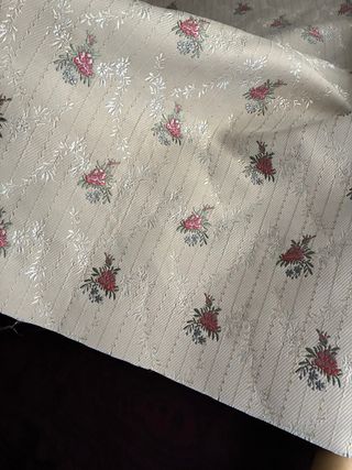 Tela fallera blanca para justillo o chaleco