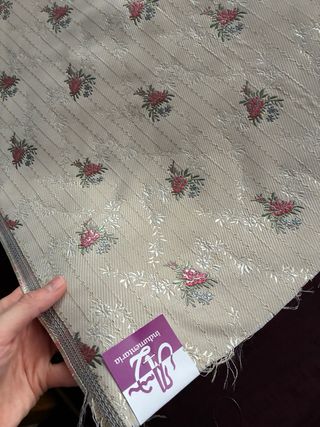 Tela fallera blanca para justillo o chaleco