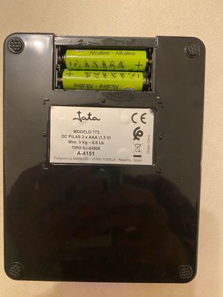 Báscula Cocina Jata Digital NUEVA