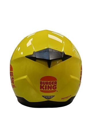CASCO DE MOTO COLOR AMARILLO TALLA M