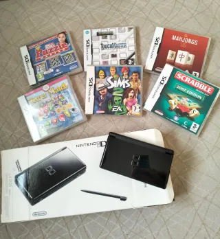 Nintendo DS Lite + juegos y caja